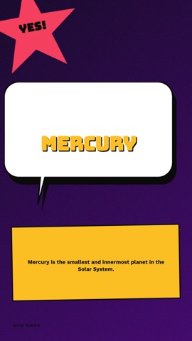 Comic · Arcade answer quiz video template preview