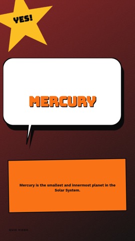 Comic · Fire answer quiz video template preview