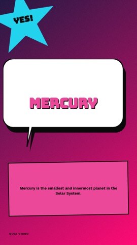 Comic · Miami answer quiz video template preview