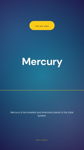 Keynote · Electric answer quiz video template preview