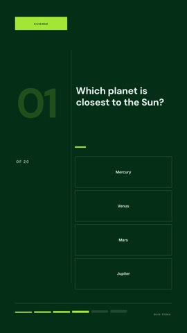 Consulting · Forest quiz video template preview