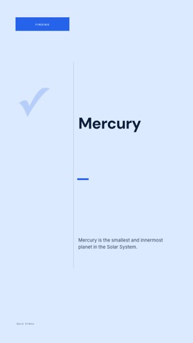 Consulting · Glacier answer quiz video template preview