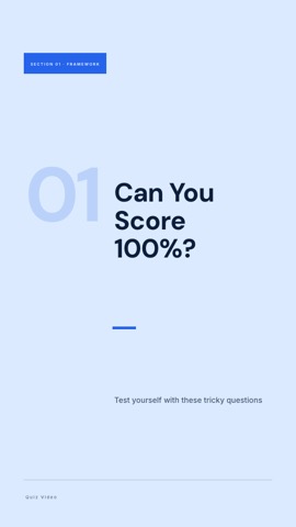 Consulting · Glacier hook quiz video template preview