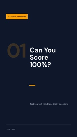Consulting · Slate hook quiz video template preview