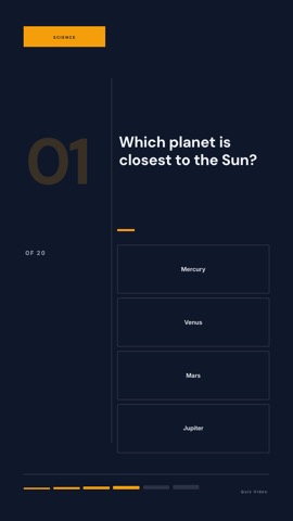 Consulting · Slate quiz video template preview