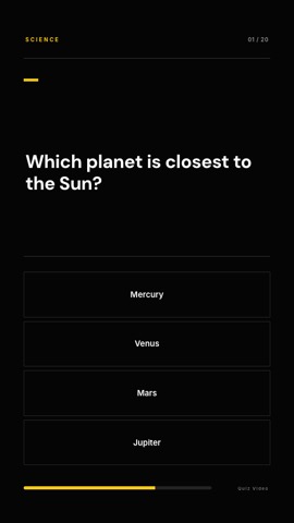Corporate · Obsidian quiz video template preview