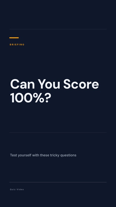 Corporate · Slate hook quiz video template preview
