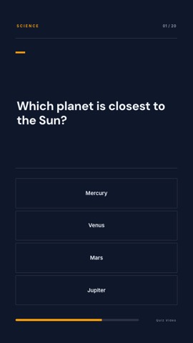 Corporate · Slate quiz video template preview