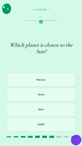 Cottagecore · Mint quiz video template preview