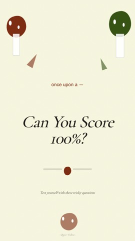 Cottagecore · Parchment hook quiz video template preview