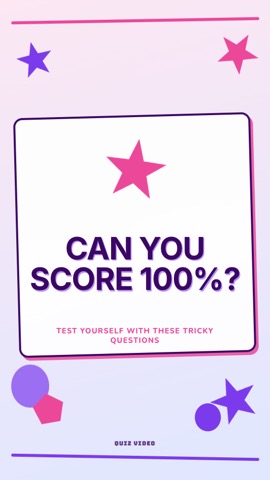Crayon · Cotton Candy hook quiz video template preview