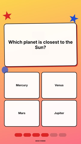 Crayon · Pop quiz video template preview