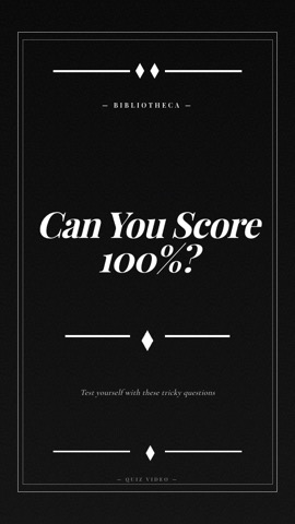 Academia · Noir hook quiz video template preview