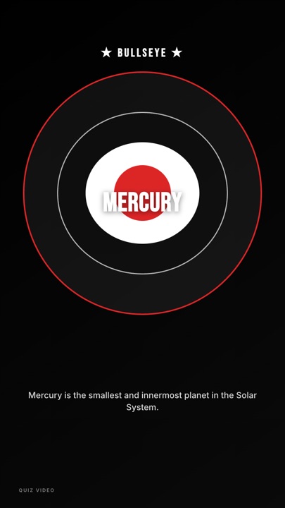 Dart Board · Noir answer quiz video template preview