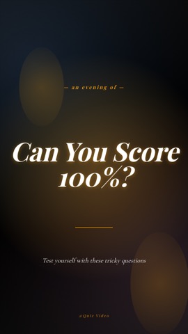 Dinner · Speakeasy hook quiz video template preview
