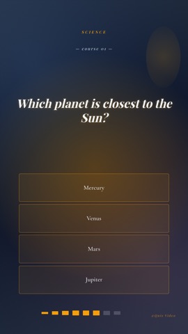 Dinner · Steakhouse quiz video template preview