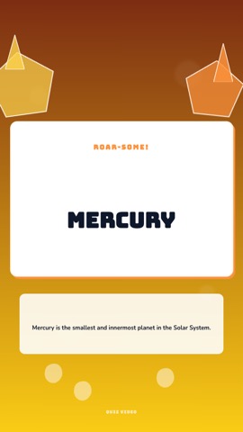 Dino · Sunset answer quiz video template preview
