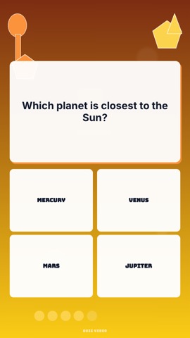 Dino · Sunset quiz video template preview