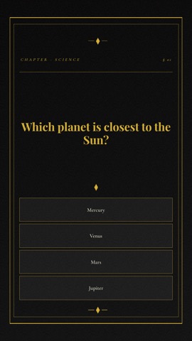 Dissertation · Noir quiz video template preview