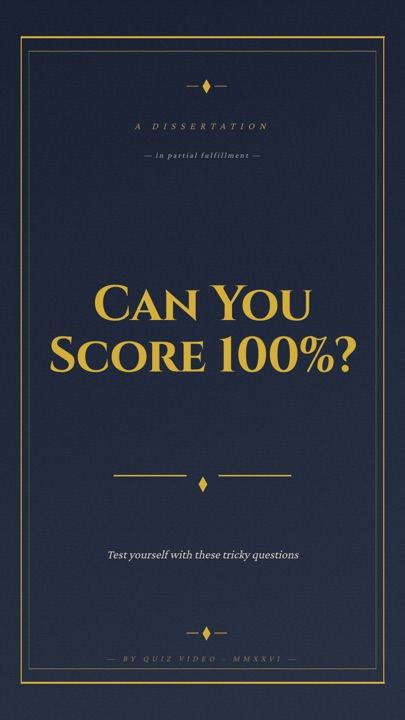 Dissertation · Slate hook quiz video template preview