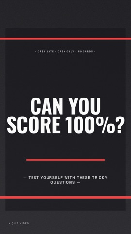Dive Bar · Carbon hook quiz video template preview