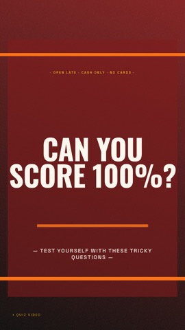 Dive Bar · Fire hook quiz video template preview