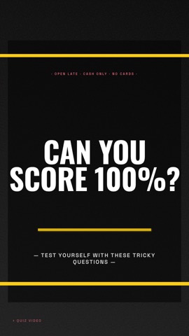 Dive Bar · Obsidian hook quiz video template preview