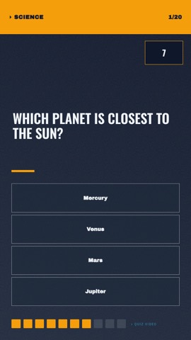 Dive Bar · Slate quiz video template preview