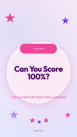 E-Girl · Cotton Candy hook quiz video template preview