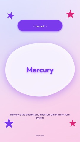 E-Girl · Lavender answer quiz video template preview