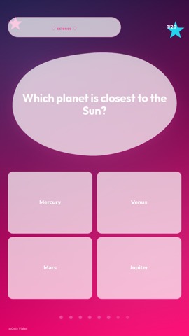 E-Girl · Miami quiz video template preview