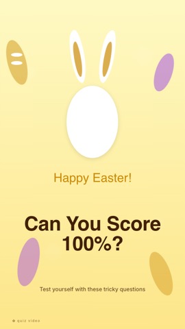 Easter · Butter hook quiz video template preview