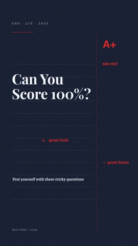 Essay · Slate hook quiz video template preview