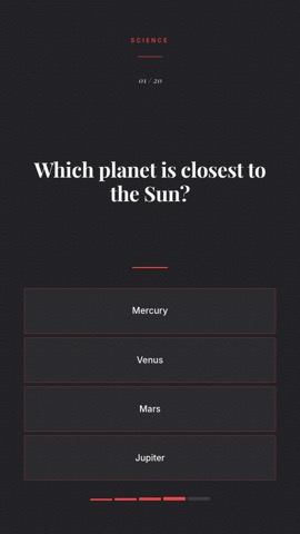 Executive · Carbon quiz video template preview