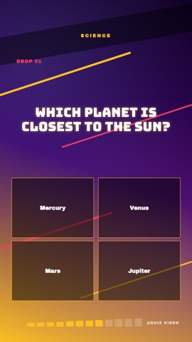 Festival · Mainframe quiz video template preview