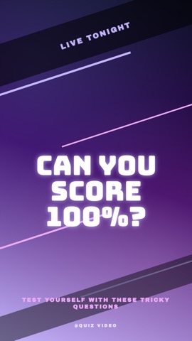 Festival · Cosmic hook quiz video template preview