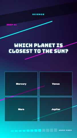 Festival · Tomorrowland quiz video template preview