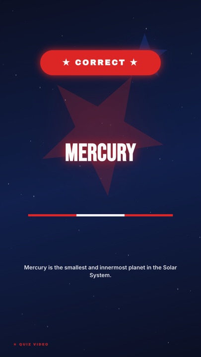 Fireworks · Cosmos answer quiz video template preview