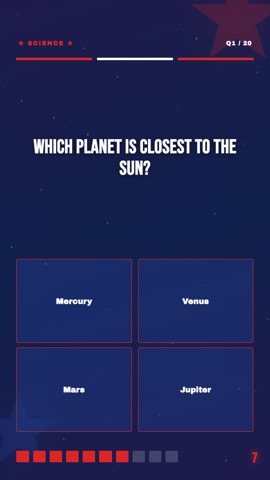Fireworks · Electric quiz video template preview