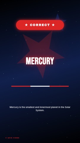 Fireworks · Noir answer quiz video template preview