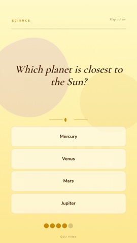 Cookbook · Butter quiz video template preview