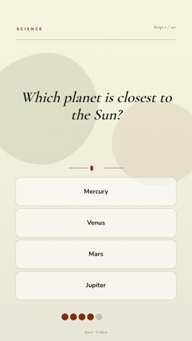 Cookbook · Parchment quiz video template preview