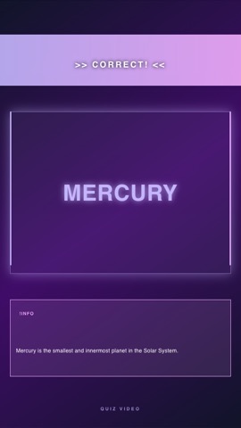 Stream · Cosmos answer quiz video template preview