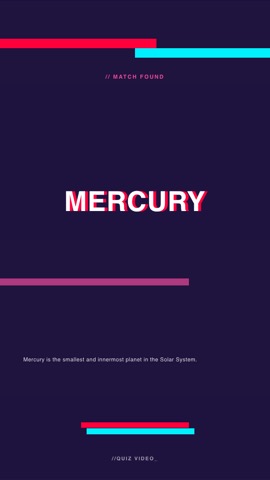 Glitch · Miami answer quiz video template preview