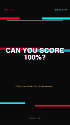 Glitch · Obsidian hook quiz video template preview