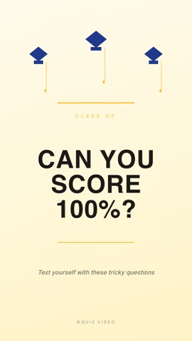Graduation · Diploma hook quiz video template preview