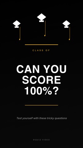 Graduation · Magna hook quiz video template preview