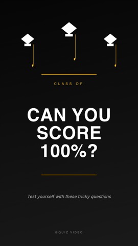 Graduation · Honors hook quiz video template preview