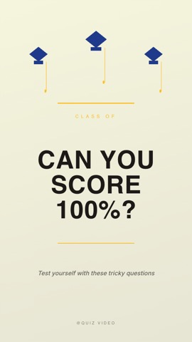 Graduation · Archive hook quiz video template preview