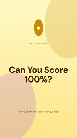 Care · Butter hook quiz video template preview